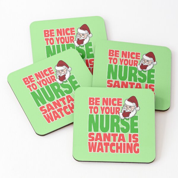 Item preview, Be nice to your nurse, Santa is watching designed and sold by HolidayGems.