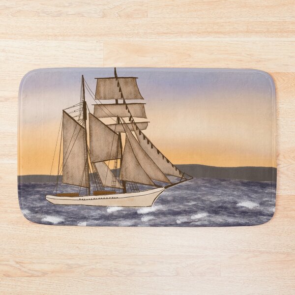 Item preview, Sailboat on the Ocean with a Sunset  designed and sold by InspiredPamjoy.