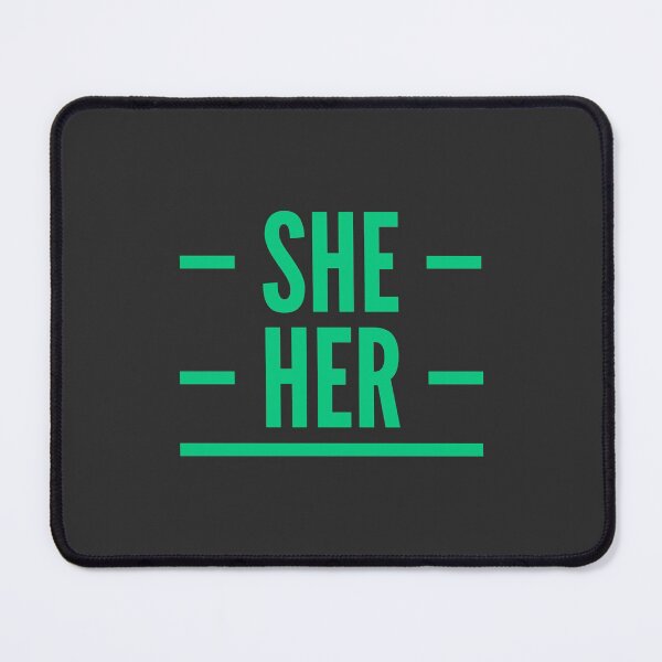 Item preview, She/Her Pronouns designed and sold by Vira Magnus Layton.