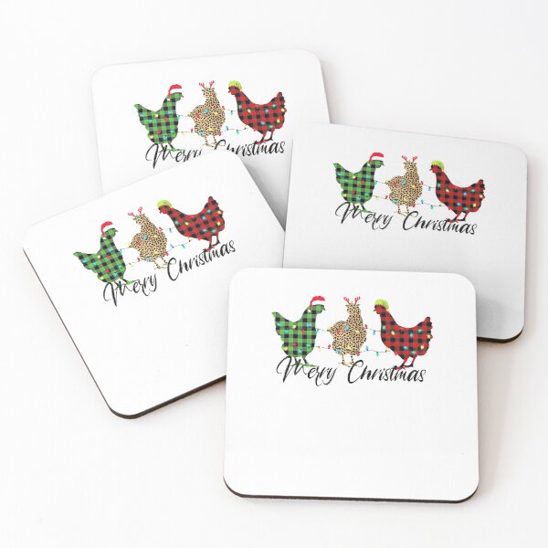 Item preview, Funny Chicken Merry Christmas Bleached designed and sold by RyanOlverStore.