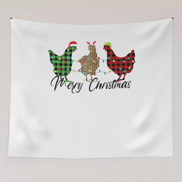 Item preview, Funny Chicken Merry Christmas Bleached designed and sold by RyanOlverStore.