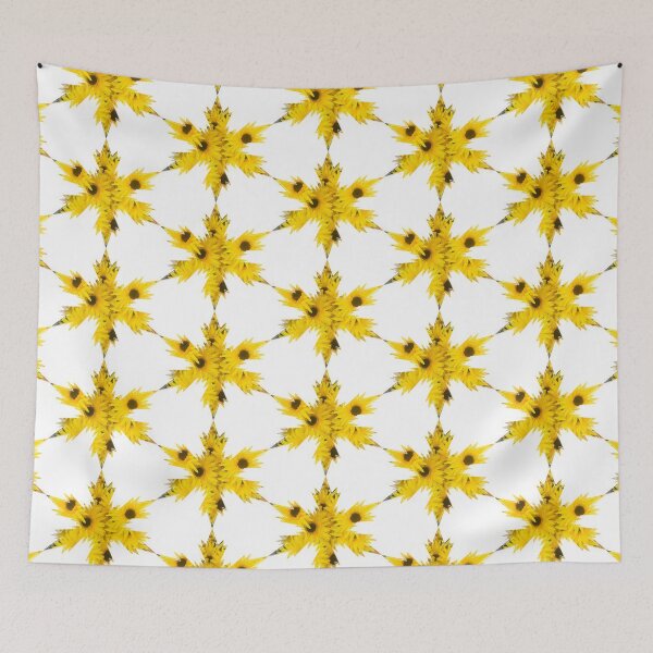 Item preview, Snowflakes Star Yellow Sun flowers by Iritof designed and sold by iritof.