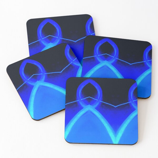 Item preview, Neon Blue Looping Design designed and sold by TM Art.