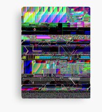 Glitch art Canvas Print