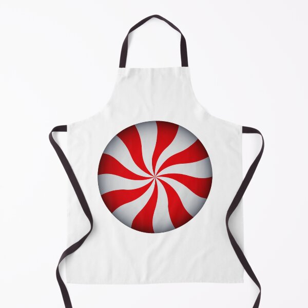 Item preview, Single Round Christmas Peppermint designed and sold by ColorPopArtBoutique.