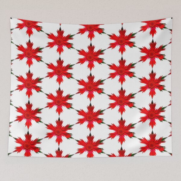 Item preview, Snowflakes Star Red flower by Iritof designed and sold by iritof.