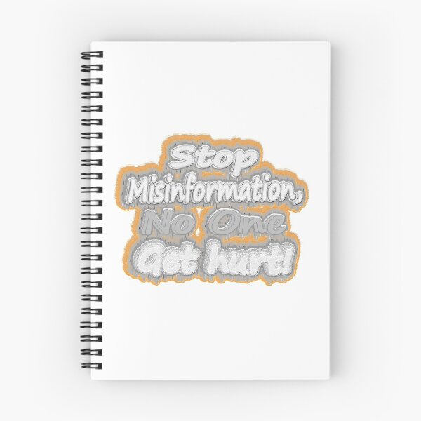 Item preview, Cute Artwork Design About "Stop Misinformation". Buy Now! designed and sold by Health And Fitness Posts e-Store.