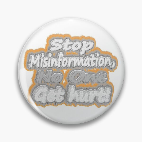 Item preview, Cute Artwork Design About "Stop Misinformation". Buy Now! designed and sold by Health And Fitness Posts e-Store.