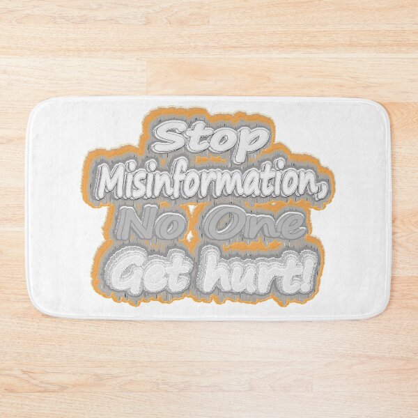 Item preview, Cute Artwork Design About "Stop Misinformation". Buy Now! designed and sold by Health And Fitness Posts e-Store.