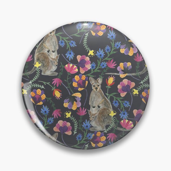 Item preview, Kangaroo Floral Watercolor  designed and sold by JaskolArt.