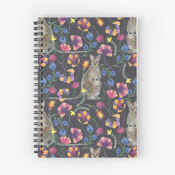 Item preview, Kangaroo Floral Watercolor  designed and sold by JaskolArt.