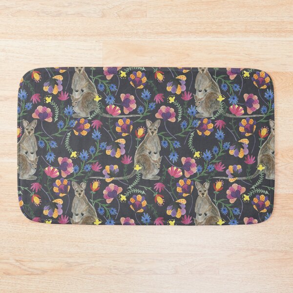 Item preview, Kangaroo Floral Watercolor  designed and sold by JaskolArt.