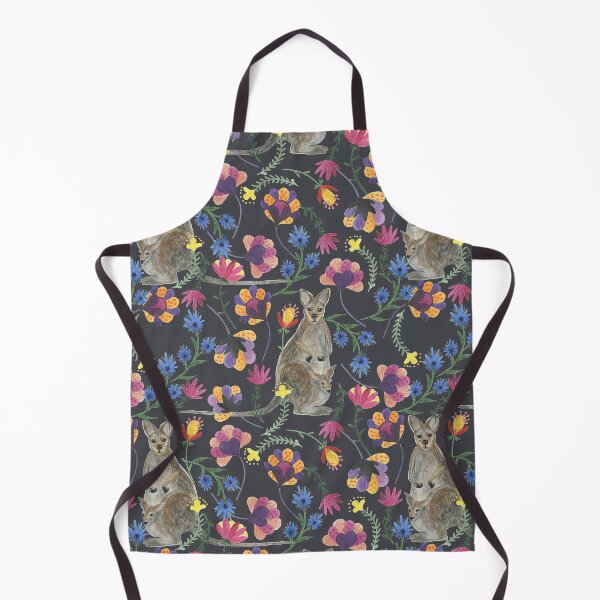 Item preview, Kangaroo Floral Watercolor designed and sold by JaskolArt.