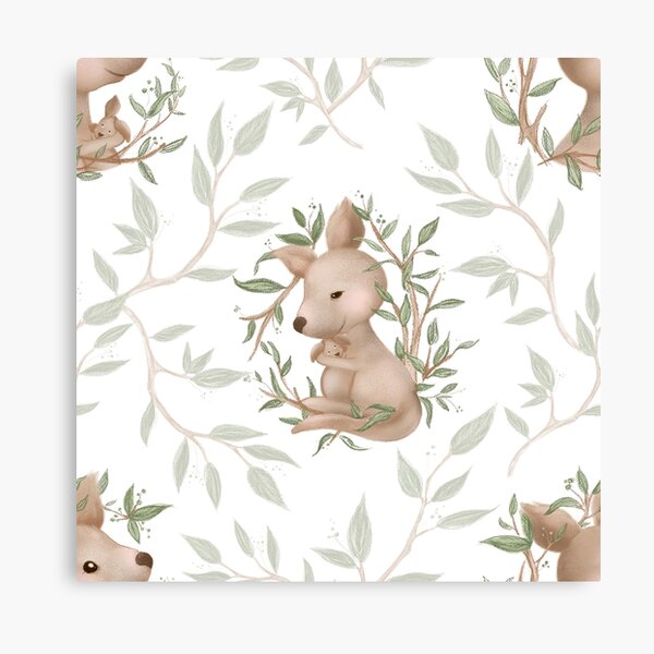 Item preview, Kangaroo Mom And Baby designed and sold by JaskolArt.