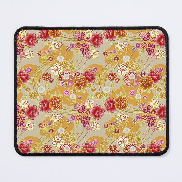 Item preview, Japanese Pattern WAGARA of Golden Peony and Chrysanthemum designed and sold by monodesigns.