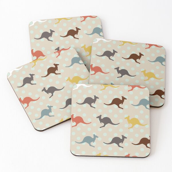 Item preview, Multicolor Kangaroo Silhouette designed and sold by JaskolArt.