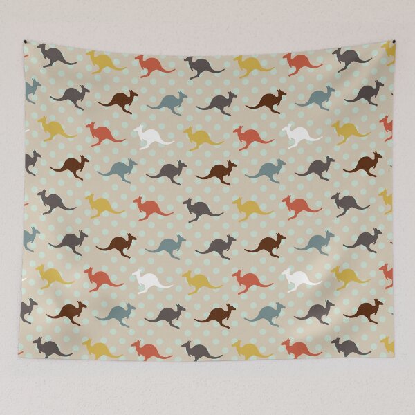 Item preview, Multicolor Kangaroo Silhouette designed and sold by JaskolArt.