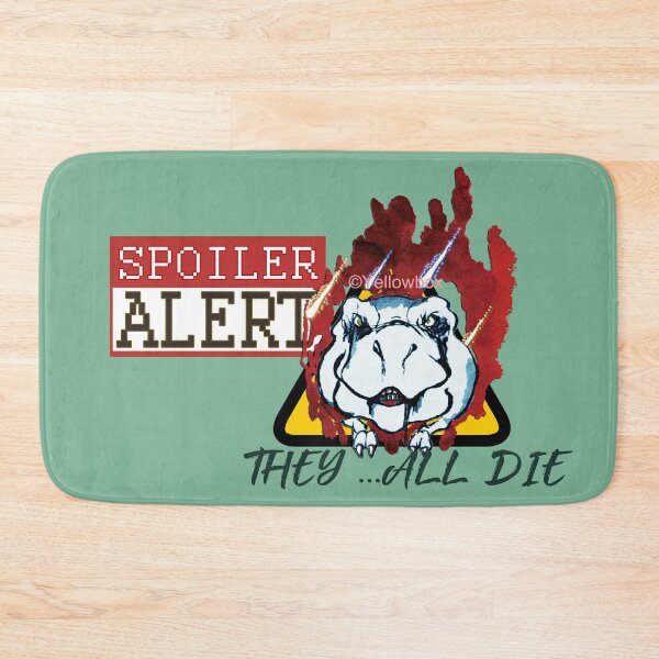 Item preview, Spoiler warning they all die dinosaurs - Yellowbox ink painting designed and sold by twyellowbox.
