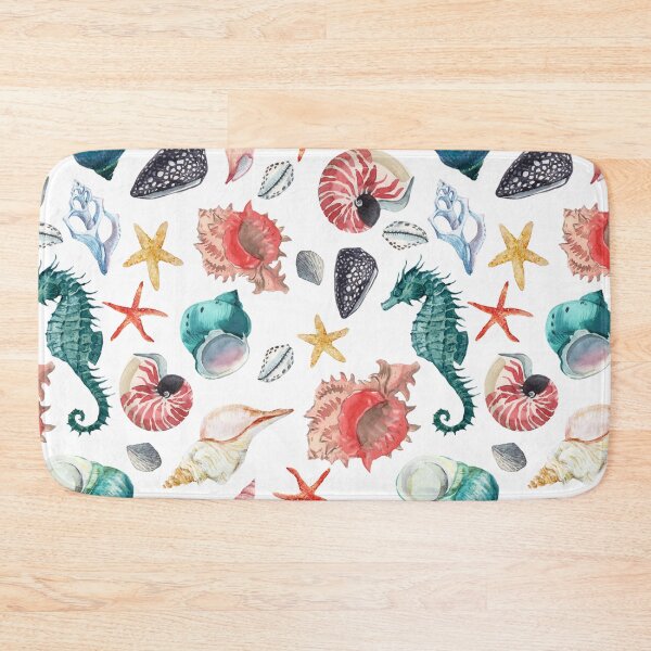 Item preview, Marine pattern in watercolor designed and sold by PatrickRobbin.