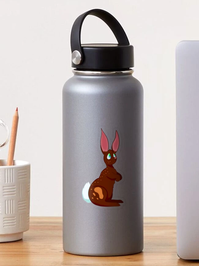 Thumbnail 1 of 3, Sticker, Cute Bunny Rabbit designed and sold by JavaDraws.