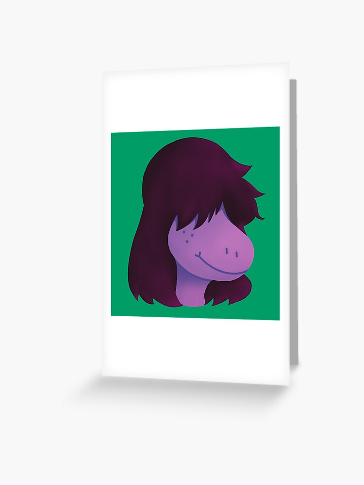 Suzie Deltarune Sprite Fanart Undertale Susie Greeting Card for Sale by  Logan Octavian | Redbubble