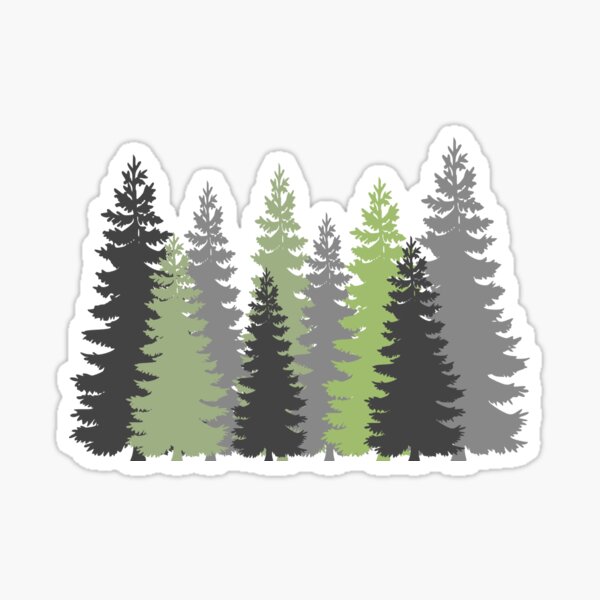 Pine Tree Stickers