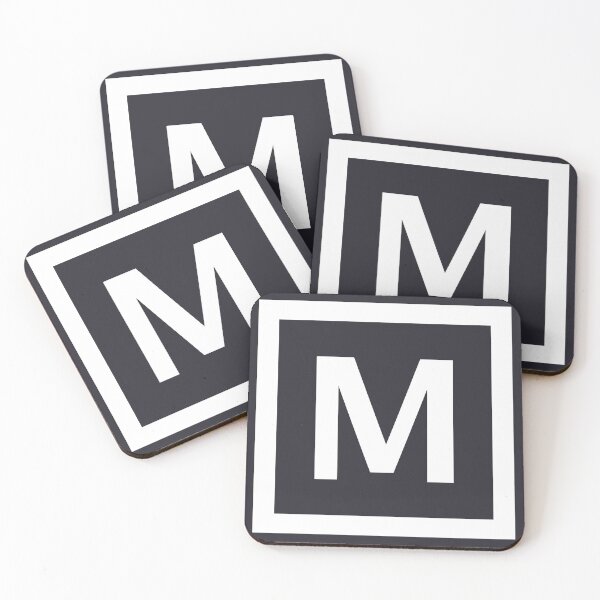 Item preview, Letter Tile M designed and sold by CyberCult Store.