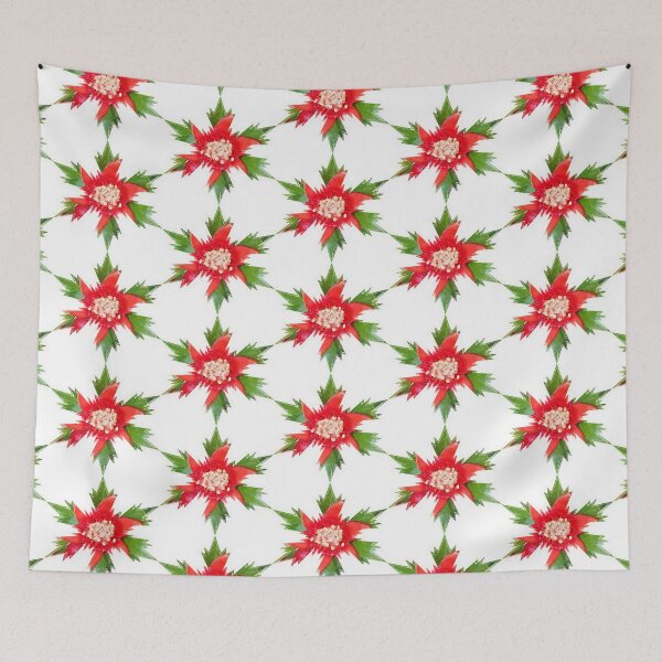 Item preview, Snowflakes Star Red inside of a pomegrant flower by Iritof designed and sold by iritof.