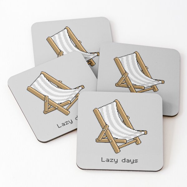 Item preview, Habbo White Deck Chair - Lazy Days designed and sold by Eisenjays.