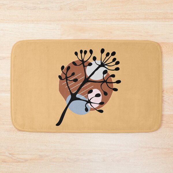 Item preview, Black branch on light orange designed and sold by Ninaeva.