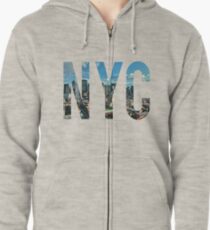Sudadera con capucha y cremallera NUEVA YORK.