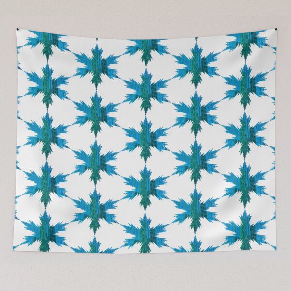Item preview, Snowflakes  Blue-Green urban Star by Iritof designed and sold by iritof.