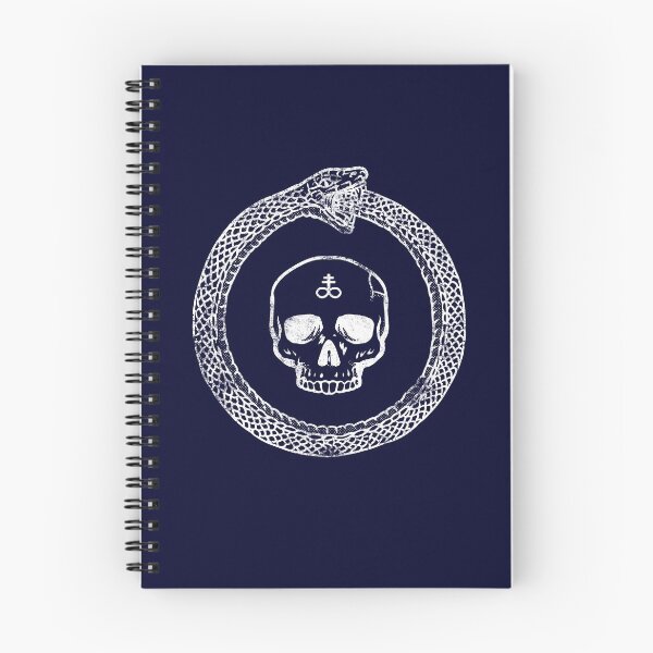 Item preview, Ouroboros Alchemy Occult Ancient Symbol Skull Distressed   designed and sold by niftee.