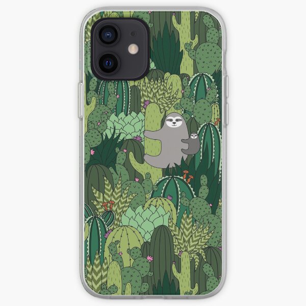 Cactus Sloth iPhone Soft Case