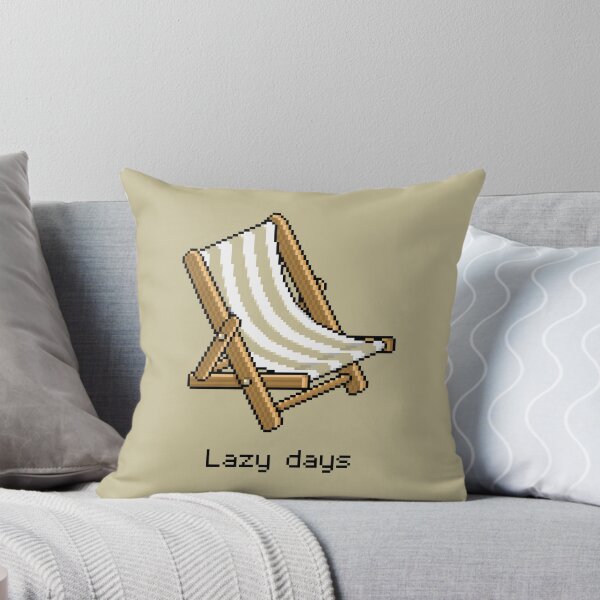 Item preview, Habbo Beige Deck Chair - Lazy Days designed and sold by Eisenjays.