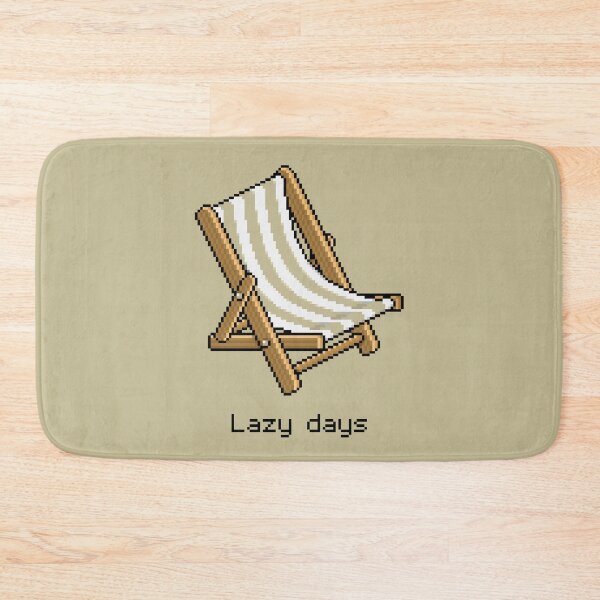 Item preview, Habbo Beige Deck Chair - Lazy Days designed and sold by Eisenjays.