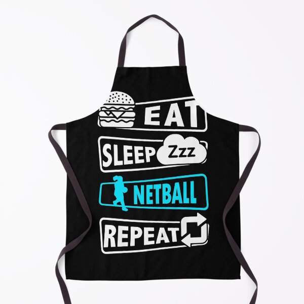 Item preview, Netball Eat Sleep Blue designed and sold by AlyssoCharm.