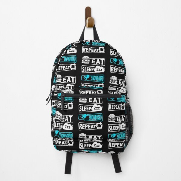 Item preview, Snowboarding Eat Sleep Blue designed and sold by AlyssoCharm.