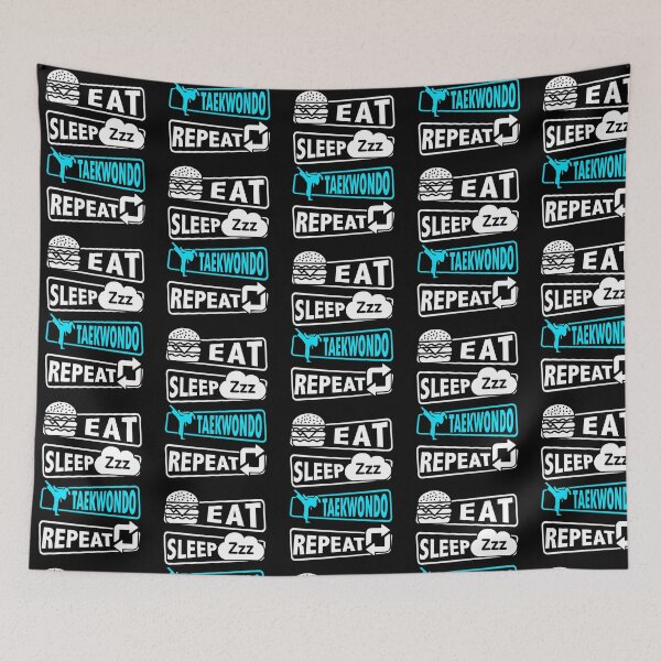 Item preview, Taekwondo  Eat Sleep Blue designed and sold by AlyssoCharm.