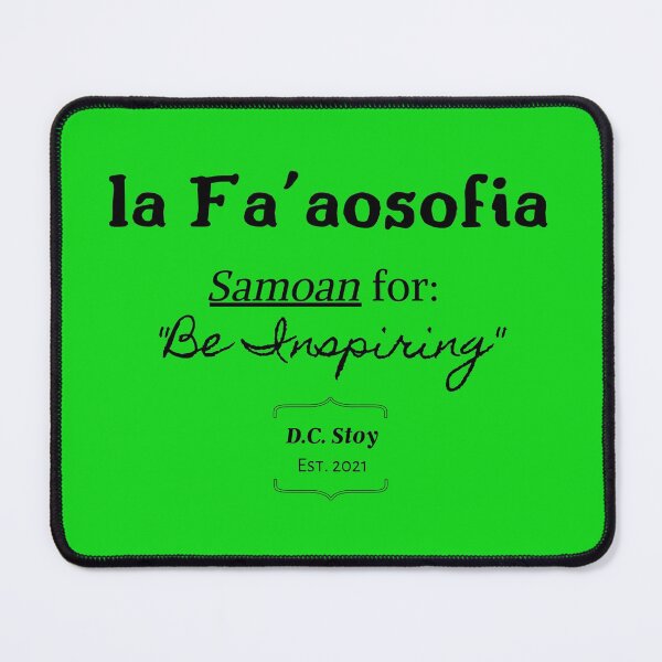 Item preview, Be Inspiring (Samoan Edition) designed and sold by dcstoy2u-SHOP.
