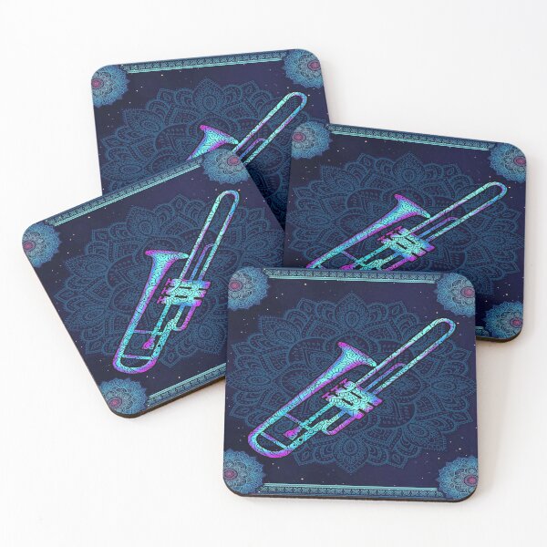 Item preview, Trombone Mandala Art designed and sold by AlyssoCharm.