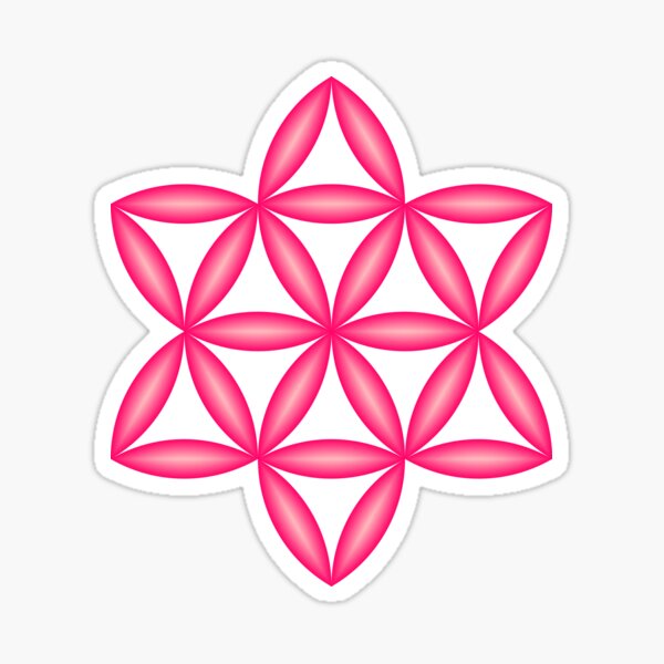The Star Of Life, 01 - 3D-Red/T. Sticker