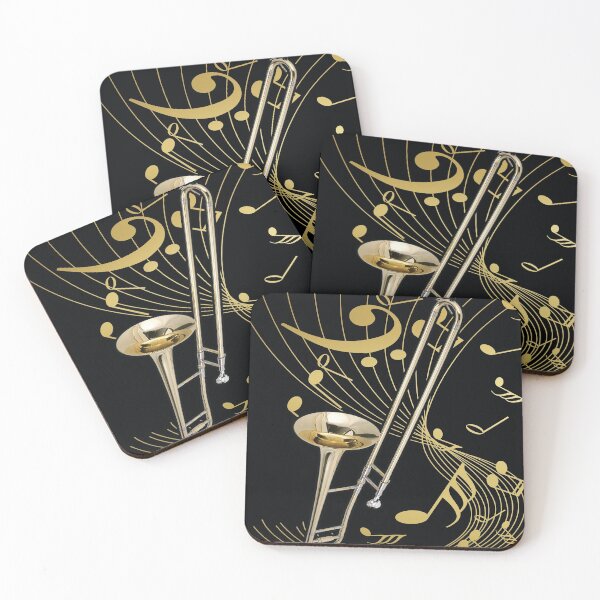 Item preview, Trombone And Music Note designed and sold by AlyssoCharm.
