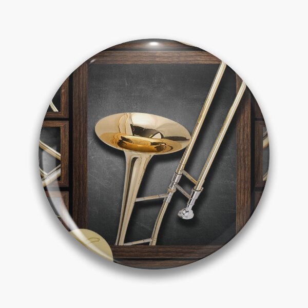 Item preview, Trombone Picture Frame designed and sold by AlyssoCharm.