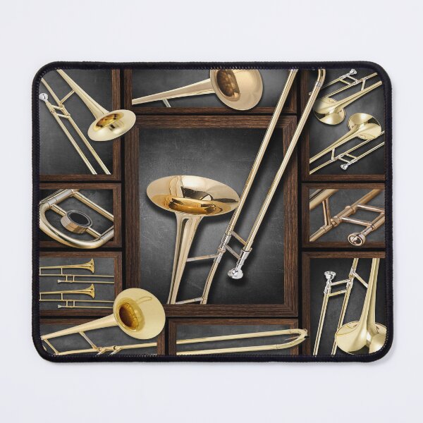 Item preview, Trombone Picture Frame designed and sold by AlyssoCharm.