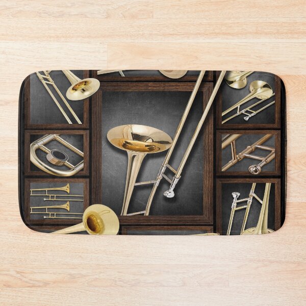 Item preview, Trombone Picture Frame designed and sold by AlyssoCharm.