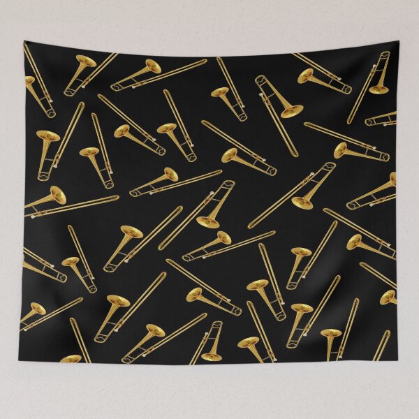 Item preview, Vintage Gold Trombone designed and sold by AlyssoCharm.