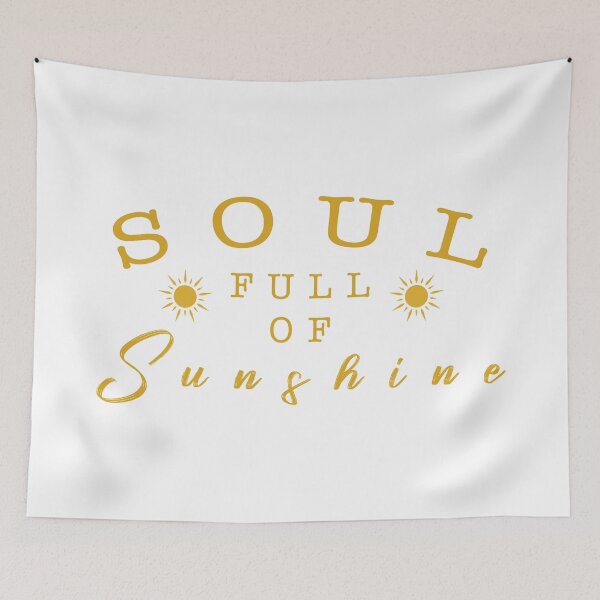 Item preview,  Soul full of sunshine quote designed and sold by Moreish.
