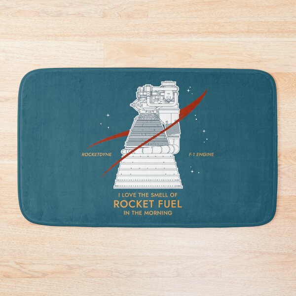 Item preview, Rocketdyne F-1 Engine. I Love The Smell of Rocket Fuel in the Morning (Pop) designed and sold by BGALAXY.