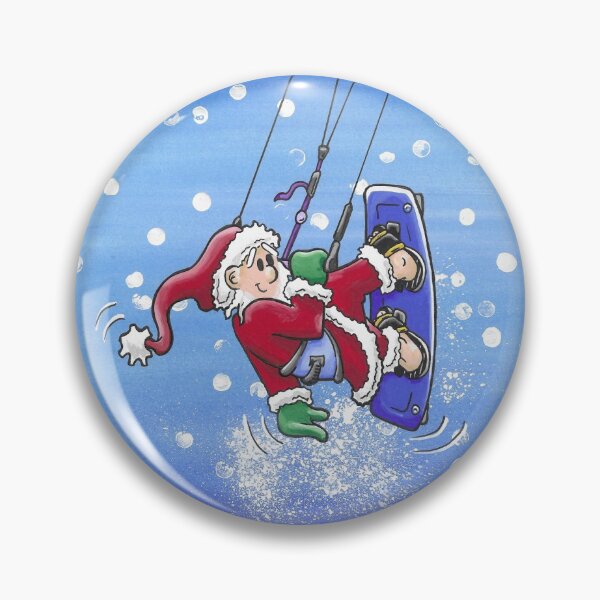 Item preview, Fly Santa! Circle designed and sold by ArtworkByLaurie.